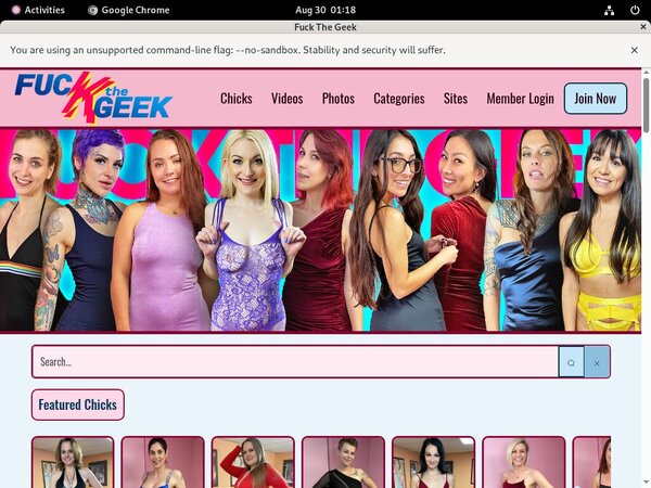 Account For Fuck The Geek Free