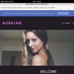 Alexia Cage With Australian Dollars