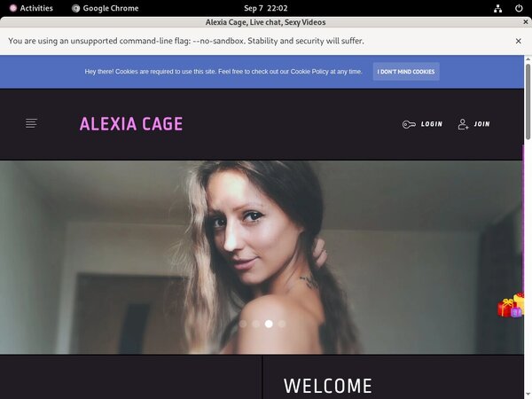 Alexia Cage With Australian Dollars