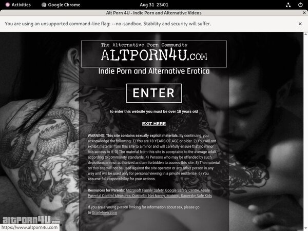 Alt Porn 4 U Discount Signup