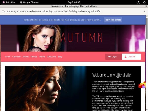 Autumn Paypal Signup
