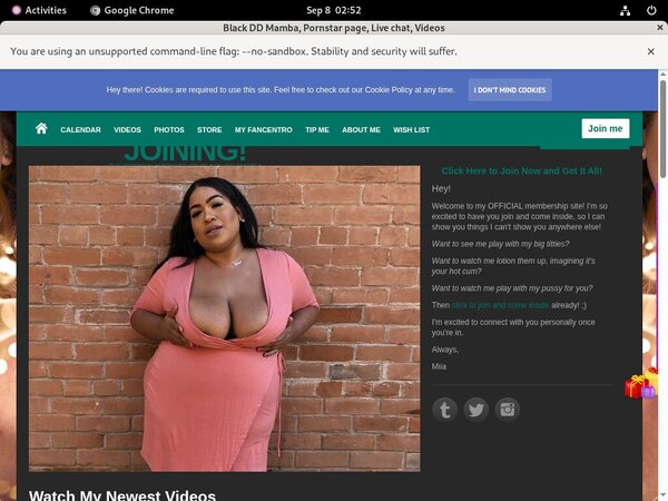Black DD Mamba Site Rip New