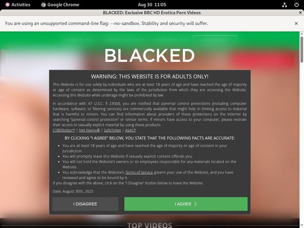 Blacked Free Trial Password