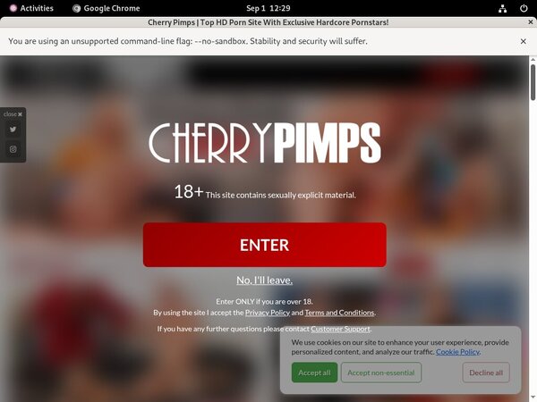 Cherry Pimps Payment Methods