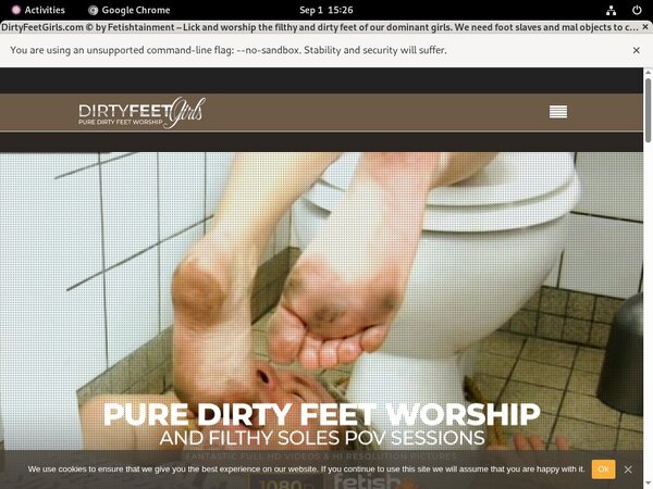 Dirty Feet Girls Premium Discount