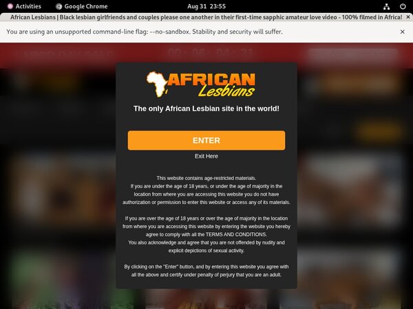Discount Code Africanlesbians.com