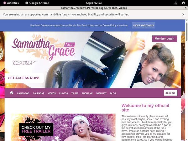 Discount SamanthaGraceLive Subscription