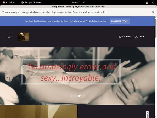 Erospiration.com With Cash