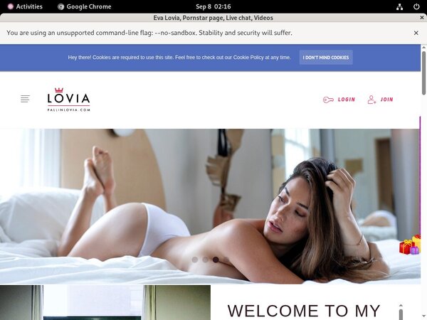 Eva Lovia Member Sign Up