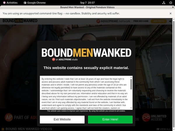 Free Bound Men Wanked Trials