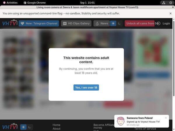Free Voyeur-house.tv Accounts