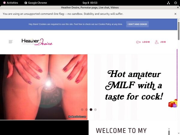 Heathersdesire.com Live Cams