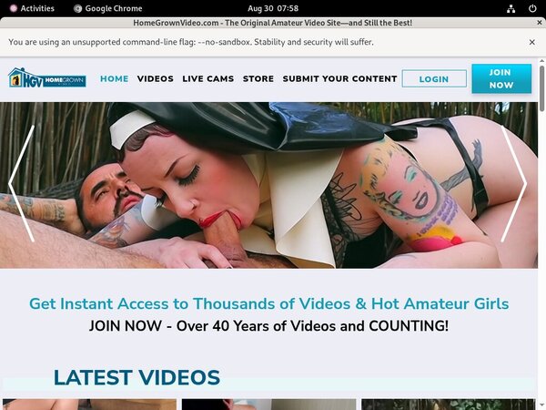 Homegrown Video Dildo