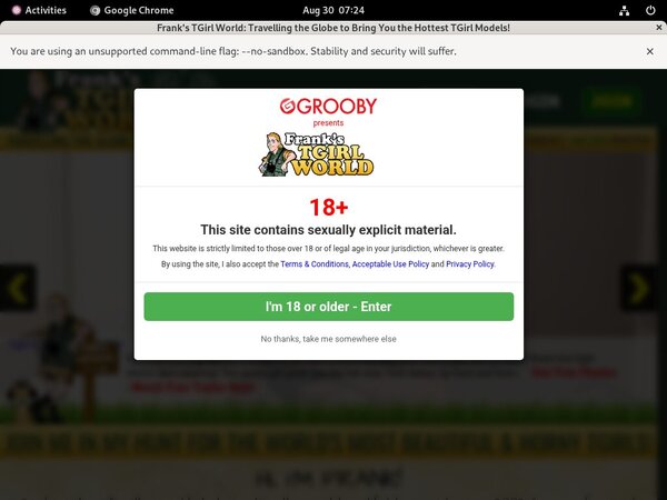 How To Access Franks T-Girl World How To Access Franks T-Girl World