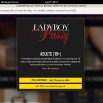 Ladyboy Pussy ???