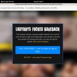 Ladyboys Fucked Bareback Premium Membership