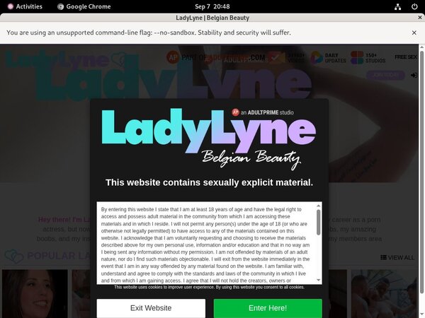 Ladylyne.com Porn Site