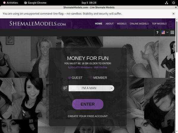 Logins Shemale Models Free