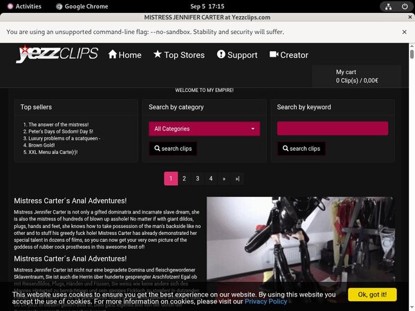 Mistress Jennifer Carter With AOL Account