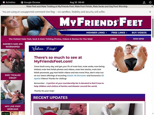 My Friends Feet Percent Off