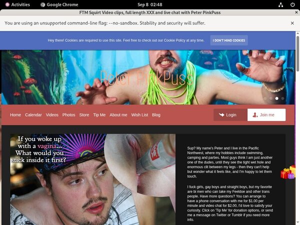 Peterpinkpuss.com Get Account