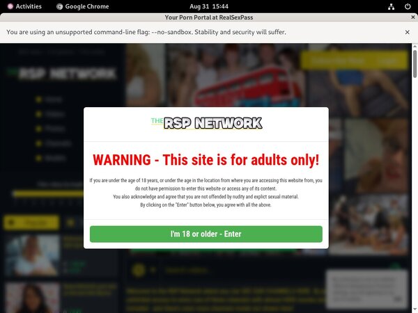 Real Sex Pass Passwort
