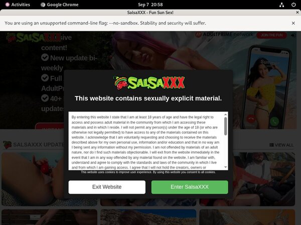 Salsaxxx.com Discount Sign Up Salsaxxx.com Discount Sign Up