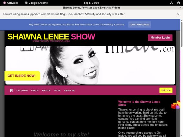 Shawnaleneeshow.modelcentro.com Free Try