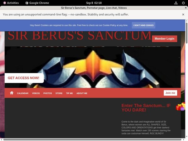 SirBerus'sSanctum Without Paying