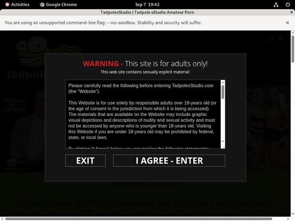 Tadpolexstudio.com User Name