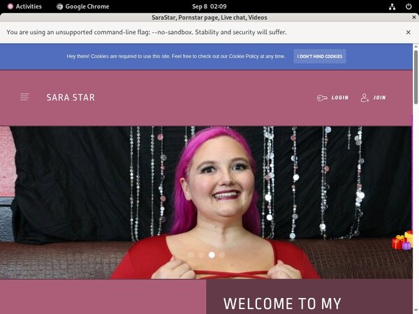 Trial Bbwsarastar.com Account