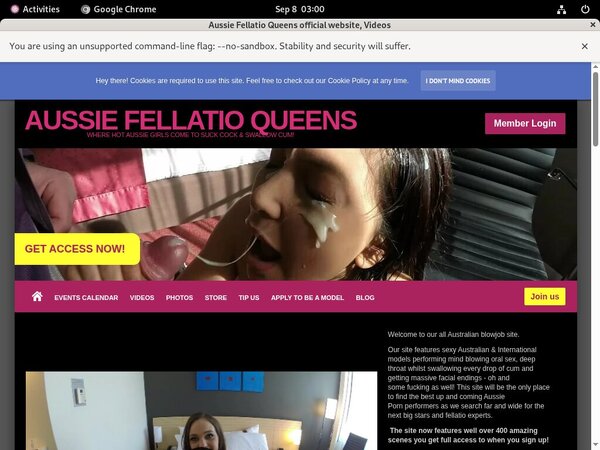 Get AussieFellatioQueens Membership Discount
