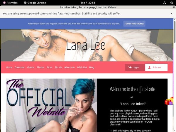 Free Lana Lee Inked Discount Membership