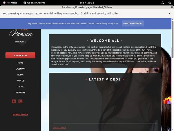 Zambooza.modelcentro.com Accounts Password