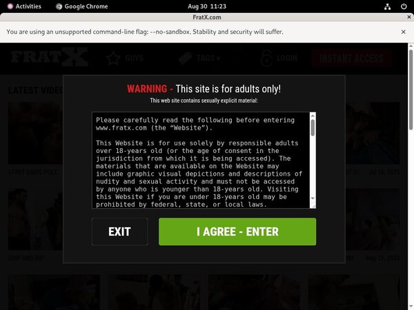 Fraternityx Website