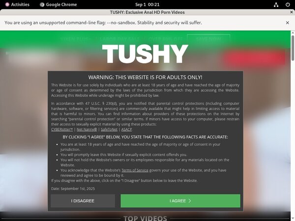 Tushy User Pass