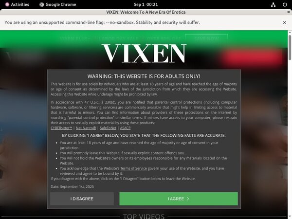 Vixen Free Membership